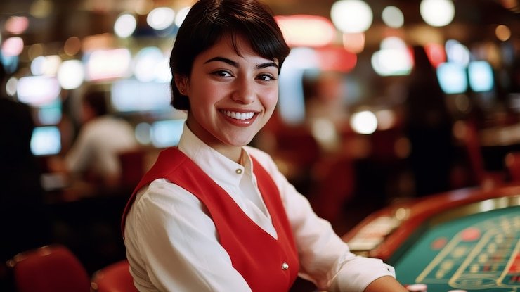 Different slot game categories including classic, video, and progressive jackpot options